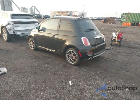 2012 Fiat 500 Sport from USA, damaged, VIN 3C3CFFBR7CT314203